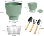 Plant Pots - 6" Orchid Pot, 5 Pack Orchid Pots - Self Watering Pots - Image 2