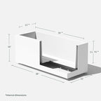 Veradek Block Series Long Box Planter - Image 3