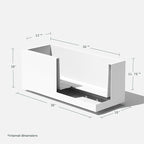 Veradek Block Series Long Box Planter - Image 3