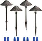 LEONLITE Low Voltage Landscape Lights, 3W 12V Pathway Lighting Wired, IP65 by LEONLITE