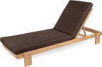 Christopher Knight Home Duska Acacia Wood Chaise Lounge Chair Set of 2 - Image 4