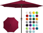 JEAREY 9FT Outdoor Patio Umbrella Outdoor Table Umbrella by JEAREYOutdoorsCollection