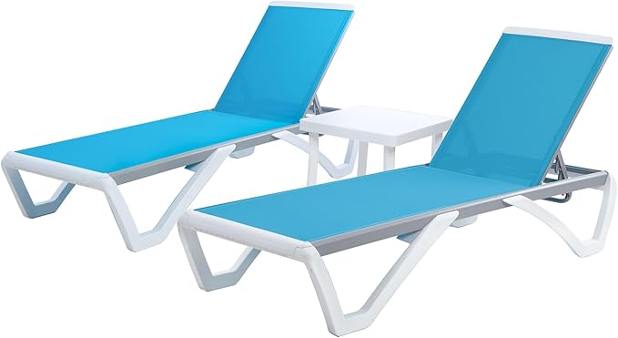 Kozyard Outdoor Chaise Lounge Chair, Full Flat Adjustable Patio Lounger - Image 10