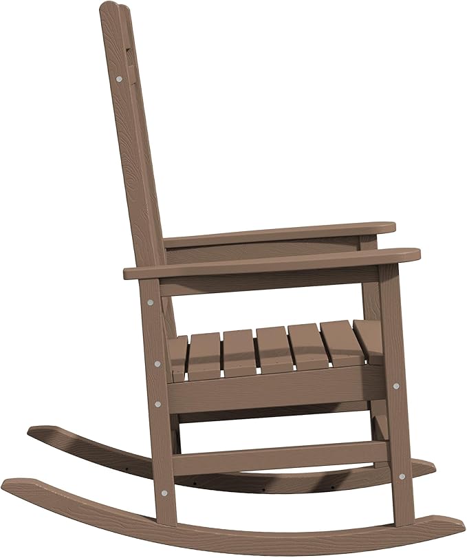 KINGYES HDPE Rocking Chairs Outdoor, Patio Rocking Chairs - Image 10