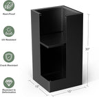 Metal Large Planter Box 15" L x 15" W x 30" H 2 Pack, Heavy Duty Tall Rectangle - Image 2