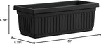 HC Companies 30 Inch Long Fluted Plastic Venetian Garden Window Container - Image 10