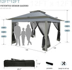 COBIZI 12x12 FT Pop up Gazebo on Clearance Outdoor pop up Canopy Tent, carpas - Image 7