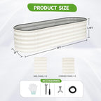Galvanized Raised Garden Bed Outdoor- 2 Pcs Raised Beds - Image 6