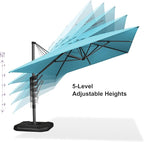 PURPLE LEAF 10'×13' Patio Umbrella - Image 4