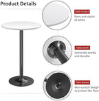 Furmax Bistro Pub Table Round Bar Height Cocktail Table - Image 4