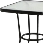 Four Seasons Courtyard Sunny Isles 24 Inch Outdoor Patio Bistro Dining Table - Image 6