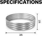Round Galvanized Raised Garden Bed Kit, Round Galvanized Planter - Image 2