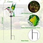 DREAMYSOUL Outdoor Solar Garden Lights, Hummingbird Solar Lights - Image 4