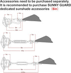 SUNNY GUARD Sun Shade Sail 16'x16'x16' Triangle Sand UV Block Sunshade - Image 3