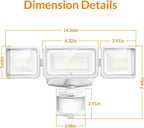LEPOWER Battery Powered LED Flood Light Outdoor, 1500LM Motion Sensor Security - Image 9