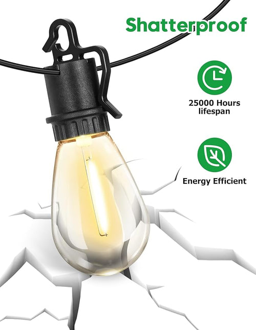 100FT Outdoor String Lights - Image 2
