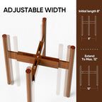 MUDEELA 2 Pack Indoor Plant Stands, 2 Tier Tall Plant Stand 30 inches, Mid - Image 2
