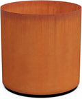 PLANTERCRAFT Corten Steel Metal Planter Box, Round Sizes, Modern Garden Steel by Plantercraft