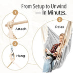 Hanging Hammock Chair Swing - Image 3