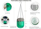 Josteve 6.5 Inch 2 Pcs Self Watering Hanging Planter Indoor Plant Pots Drainage - Image 5