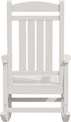 KINGYES HDPE Rocking Chairs Outdoor, Patio Rocking Chairs - Image 11