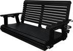HDPE Porch Swing with 18/8 Stainless Steel Bolts, Ergonomic Design, Ultra - Image 9