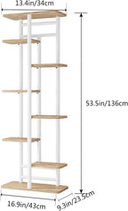 LINZINAR Plant Stand 8 Tier 9 Potted Multiple Flower Pot Holder Shelf Indoor - Image 6