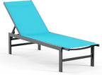 Outdoor Lounge Chair for Pool, Aluminum Chaise Lounge Chairs by Vexwalx