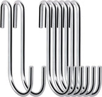 30 Pack Heavy Duty S Hooks Pan Pot Holder Rack Hooks Hanging Hangers S Shaped by ESFUN