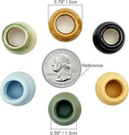Miniature Terracotta Pots, 6 Pieces Mini Ceramic Clay Flower Pots Pottery - Image 5