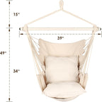 Highwild Hammock Chair Hanging Rope Swing - Image 6