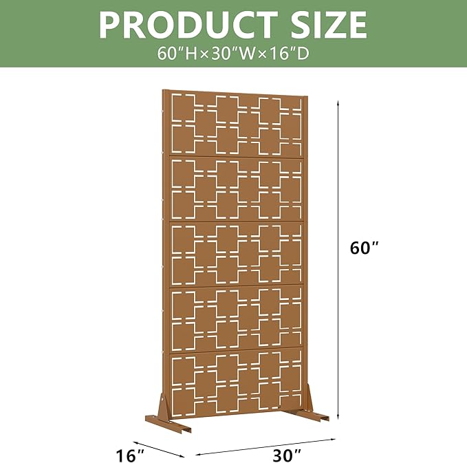 Casaphoria Metal Privacy Screen Outdoor - Image 4