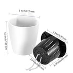 14 Pack 5 Inch Self Watering Wall Mounted Planters, Plant Flower Pots - Image 2