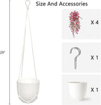 Artificial Flowers for Outdoors Fake Hanging Plants - Image 4