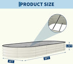 Garvee 2 Pack Galvanized Raised Garden Beds - Image 2