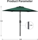 Simple Deluxe 9' Patio Umbrella Outdoor Table Market Yard Umbrella - Image 2