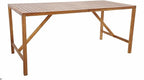 Tangkula 67" Acacia Wood Outdoor Dining Table - Image 9