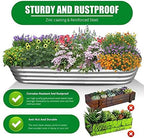 6 ft x 2 ft Raised Garden Bed Metal Elevated Planter - Image 7