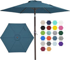 JEAREY 7.5FT Patio Umbrella Outdoor Market Umbrella by JEAREYOutdoorsCollection