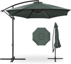 Best Choice Products 10ft Offset Cantilever Hanging Market Patio Umbrella by BestChoiceProducts
