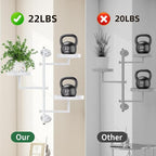 Plant Holder Indoor Rotating Window Plants Shelves Metal Wall Plant Stand 3 - Image 4