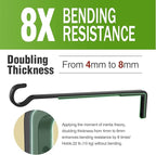 12 Inch Black Heavy Duty Outdoor Plant Hangers - Image 4