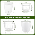 Self Watering Pots for Indoor Plants, Small African Violet Pots - Image 3