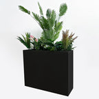 38" L x 13" W x 30" H Metal Tall Rectangular Planter - Image 8