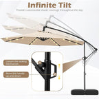 Tangkula 10ft Solar LED Patio Umbrella - Image 5