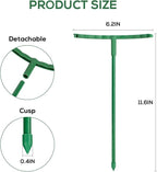 24 Pcs Plant Support Stakes, Half Round Plant Support - Image 3