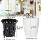 Haawooky 12 PCS Self Watering Plastic Planter, 4 Inch Plastic Flower Plant Pot - Image 2