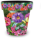 Briarwood Lane Zinnias in Bloom Small Planter - Image 4