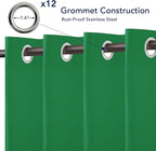 PureFit Outdoor Curtains for Patio Waterproof Weatherproof, UV and Fade - Image 4