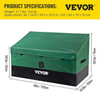 VEVOR Outdoor Storage Box, 100 Gallon Waterproof PE Tarpaulin Deck Box - Image 7